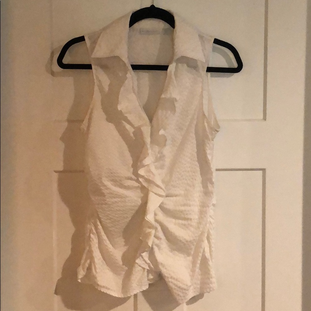 New York & company sleeveless blouse